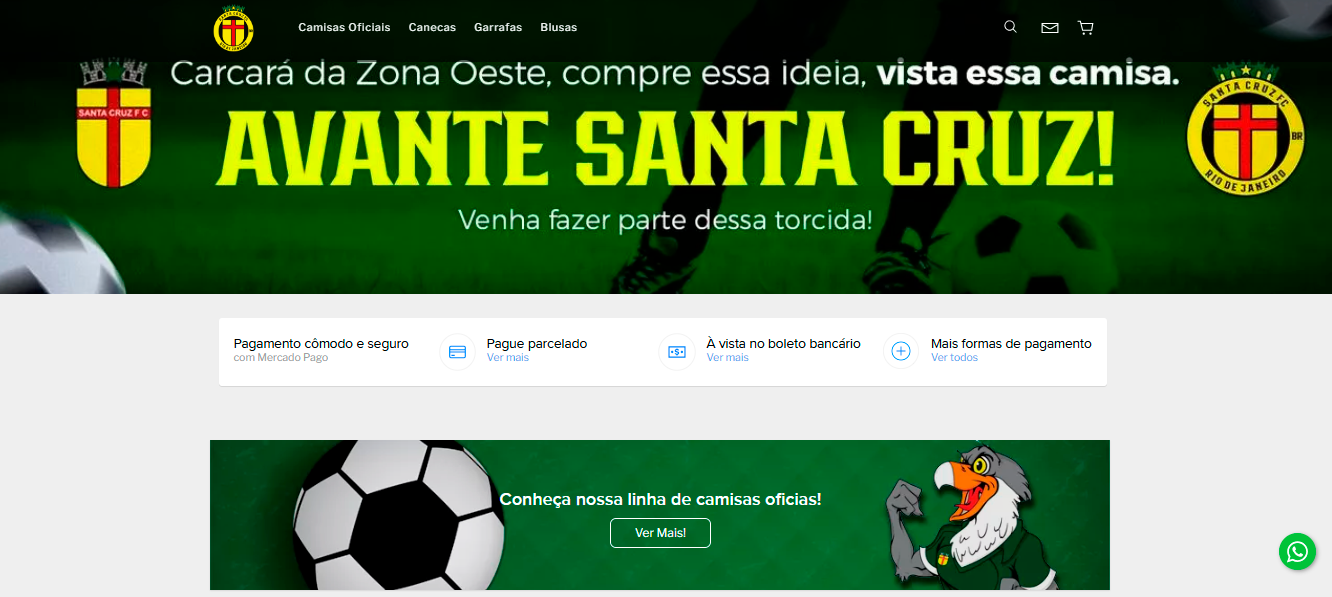 Santa Cruz FC - Site feito pela equipe da Melcle
